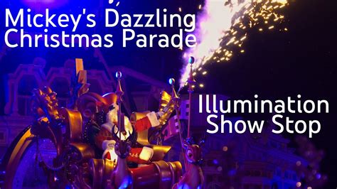 K Mickey S Dazzling Christmas Parade Illumination Show Stop