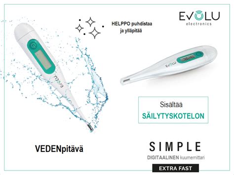 Evolu Simple Digitaalinen Kuumemittari 1 Kpl Apo24 Fi