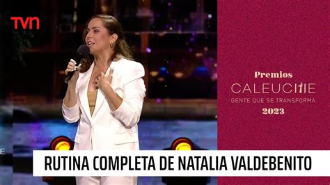 Revive La Rutina Completa De Natalia Valdebenito Premios Caleuche