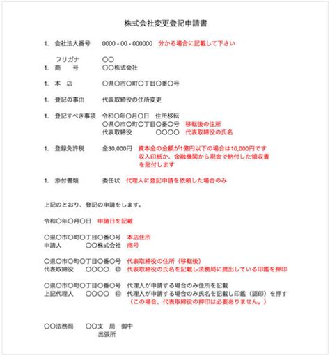 代表取締役（法人代表者）の住所変更登記の必要書類・手続きを解説｜gva 法人登記