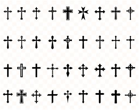 Cross Svg Cross Svg Files Cross Svg Bundle Cross Clipart Etsy