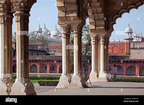 Agra Fort Red Fort In Agra Uttar Pradesh India Stock Photo Alamy