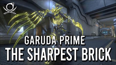 Garuda Prime The Sharpest Brick Garuda Build Warframe Youtube