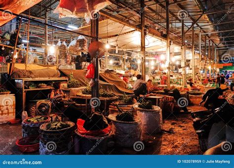 Long Bien Market editorial stock image. Image of long - 102078959