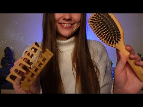 Asmr Playing With Your Hair Hair Brushing Clipping Braiding