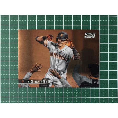 TOPPS MLB 2021 STADIUM CLUB CHROME 34 MIKE YASTRZEMSKI SAN FRANCISCO