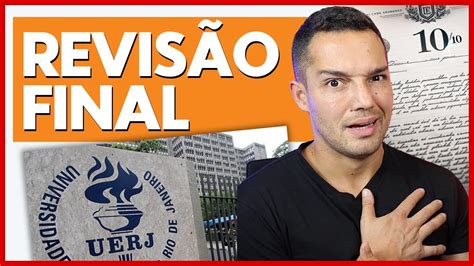 Revisão Final De Redação Uerj 2024 Checklist Do Profinho Youtube