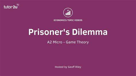 Prisoner S Dilemma Youtube