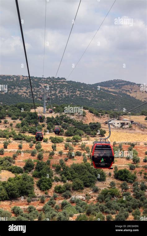 A Journey By Ajloun Cable Car Ajloun Teleferik Among Forests