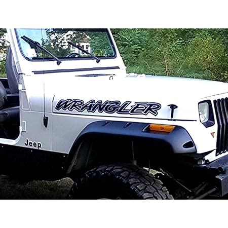 Amazon Decal Mods Wrangler Hood Graphic Decals Stickers Fits Jeep