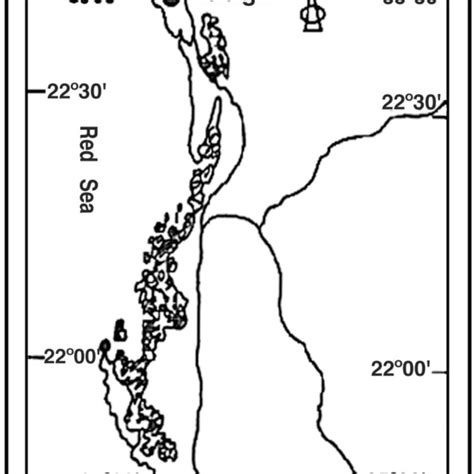 Map Of The Study Area Which Extends From Jeddah To Rabigh In Saudi