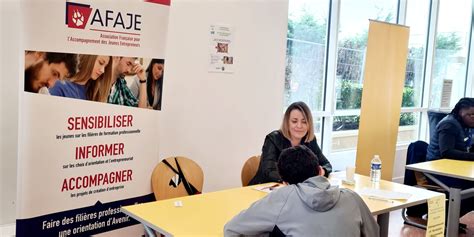 L AFAJE au forum des métiers et de l orientation du Collège Jean Moulin