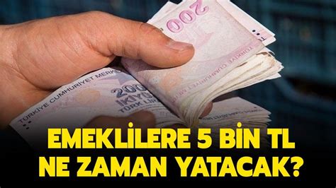 Emeklilere Bin Tl Ne Zaman Yatacak Tl Ikramiyeyi Kimler Alacak