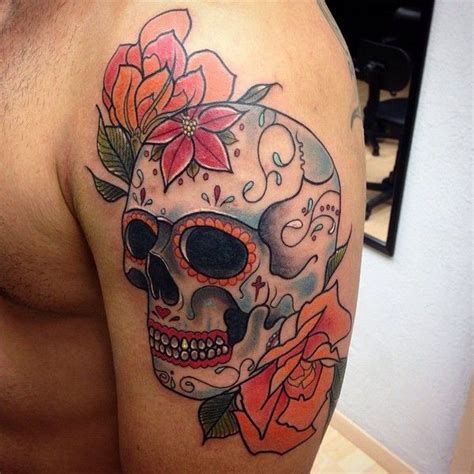 Pin On Sugar Skull Tattoo