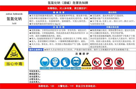 氢氧化钠液碱危害告知牌word文档在线阅读与下载无忧文档