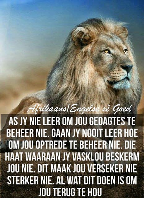 Afrikaans Language Afrikaanse Quotes Goeie More Christianity