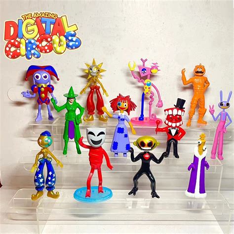 The Amazing Digital Circus Action Figure Toys Cute Cartoon Model Pvc