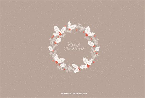 30 Christmas Aesthetic Wallpapers Soft Brown Background For PC 1