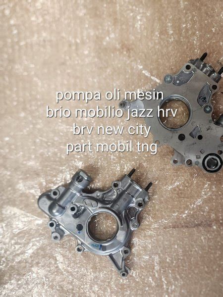 Jual Pompa Oli Pump Oli Honda Jazz Freed Mobilio Brio Hrv Brv Original