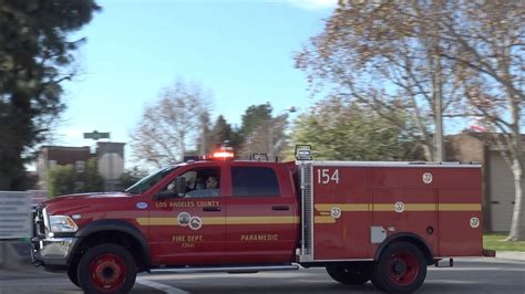 Lacofd Engine And Squad Responding Youtube