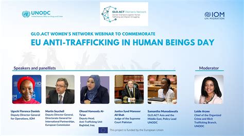 GLO ACT Marks EU Anti Trafficking Day Through Webinar Featuring Its