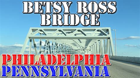 Betsy Ross Bridge - Philadelphia to New Jersey - 4K Infrastructure Drive - YouTube