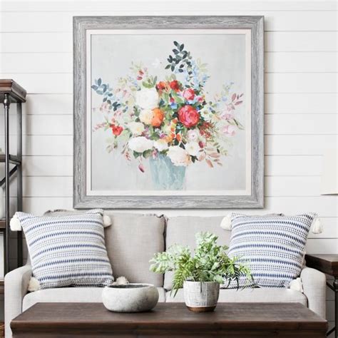 Fresh Spring Bouquet Framed Art Print Kirklands Wall Decor Sale