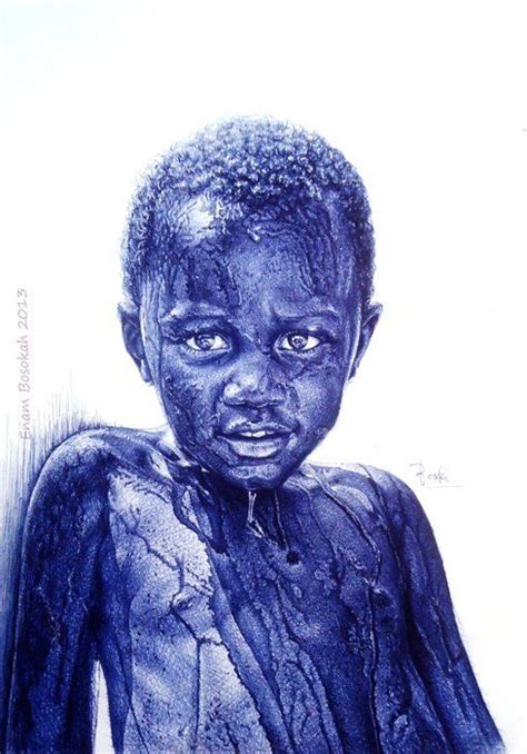 Artist From Ghana Creates Beautiful Realistic Portraits Using Just