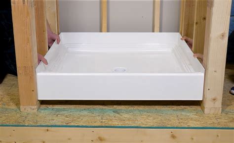 How To Install A Shower Pan The Home Depot