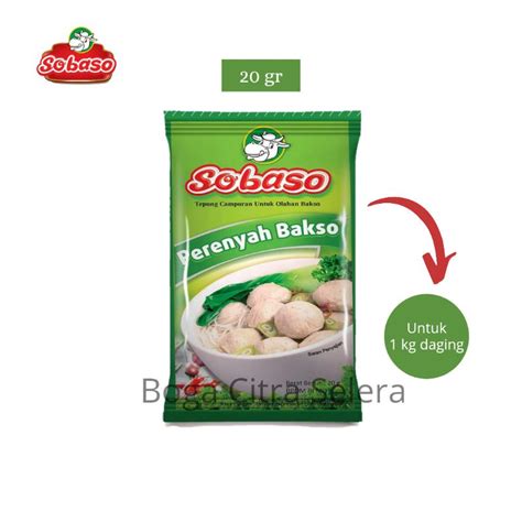 Jual Tepung Perenyah Bakso Tepung Kres Bakso Sobaso G Shopee Indonesia