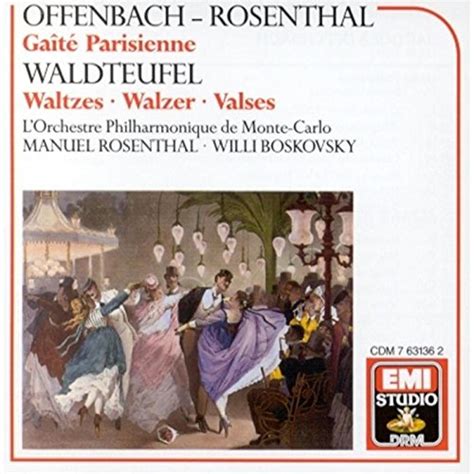 Gaite Parisienne Walzer Rosenthal Manuel Omc Offenbach