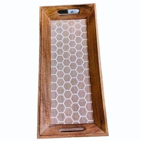 Rectangle Printed Pine Wood Serving Tray At Rs Piece Wooden