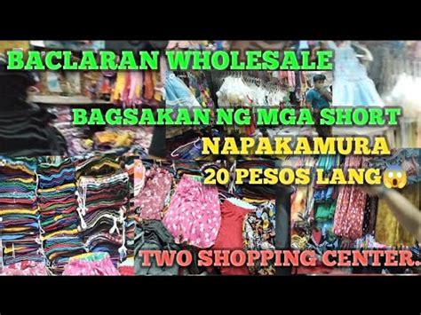 BACLARAN WHOLESALE BAGSAKAN NG MGA SHORT NAPAKAMURA 20 PESOS LANG