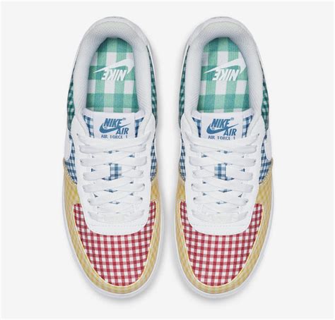 Nike Air Force 1 Gingham Pack Release Info Sneakerfiles