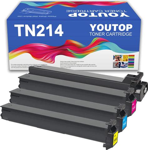 Amazon YOUTOP 4PK TN 214 TN214 Toner Cartridge Compatible For