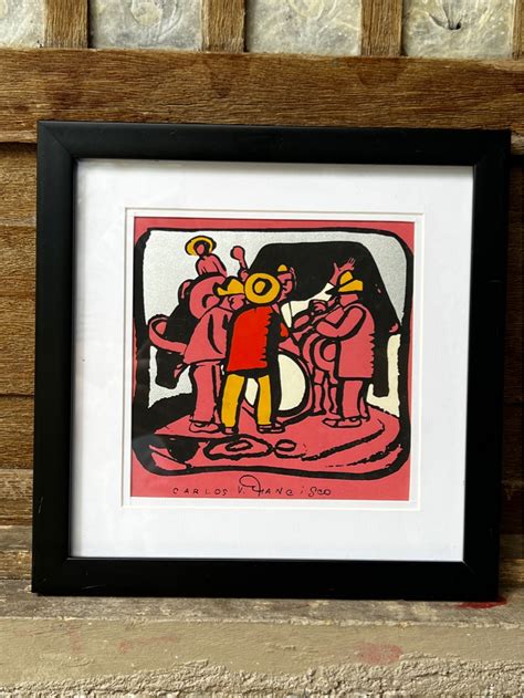 Botong Francisco framed serigraph, Hobbies & Toys, Stationary & Craft ...