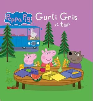 Få Peppa Pig Gurli Gris på tur af som Indbundet bog på dansk