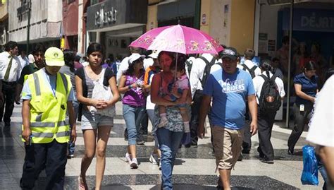 Ola de calor en Lima Senamhi advierte que se registrarán temperaturas