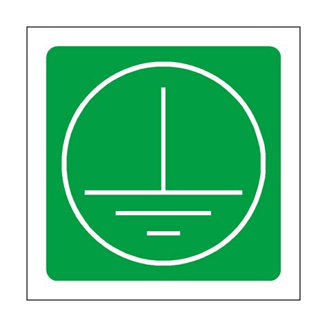 Electrical Ground Symbol Sign Safety Uk