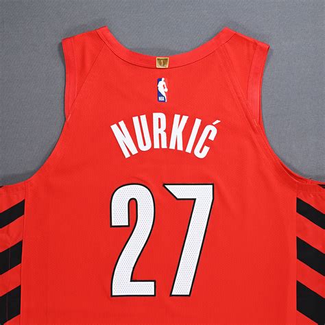 Jusuf Nurkic Portland Trail Blazers Game Worn Statement Edition