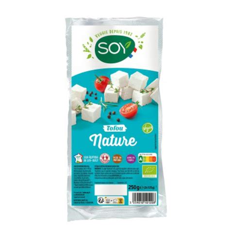 Soy Tofou Nature Frais Bio X G Naturalia Courses En Ligne Et Offres