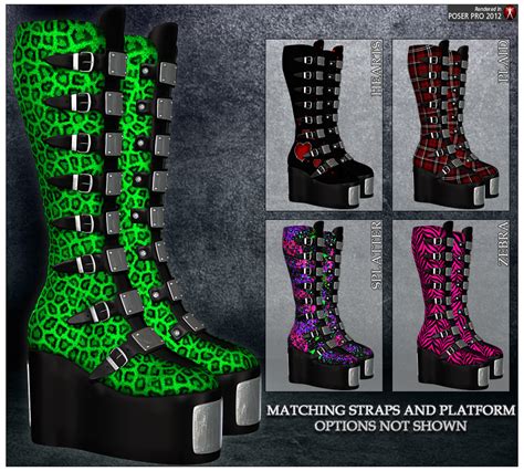 Devious Boots 3d Figure Assets Demonicaevilius