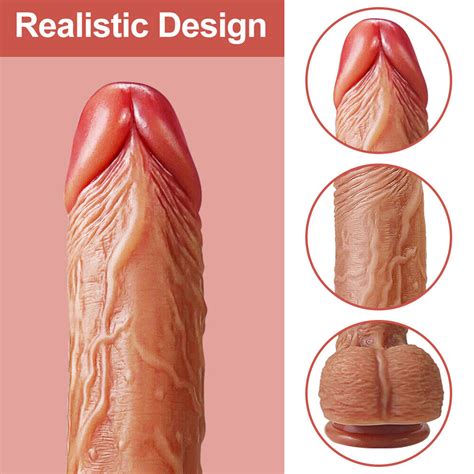 Realistischer Dildo G Punkt Vibrator mit stoßfunktion Sex Spielzeug für