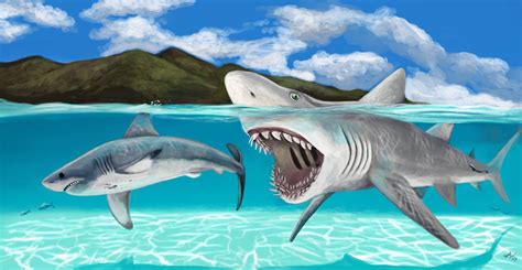 Megalodon The Early Days By Hodarinundu On Deviantart