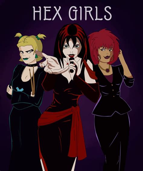 Hex Girls Poster Hex Girls Girl Cartoon Characters Scooby Doo