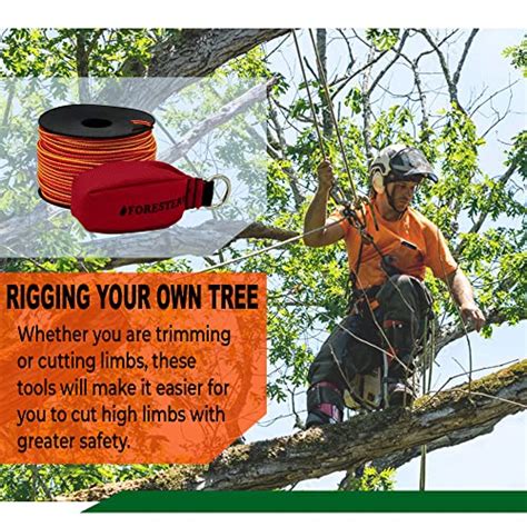 Forester Arborist Throw Line Kit Ultra Slick 100 Polyester Rope With