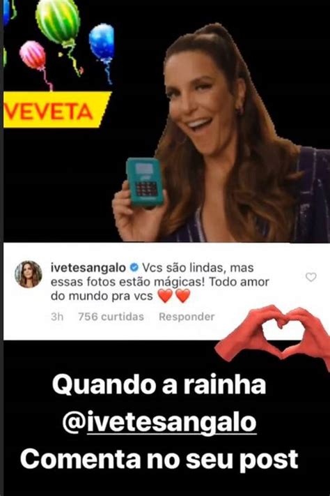 Ivete Sangalo Tieta Nanda Costa E Lan Lahn Em Foto E Vira Bate Papo