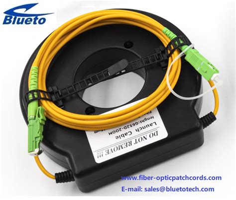 Otdr Launch Cable Fiber Ring M Sc Apc Sc Apc Optical Fiber Extension