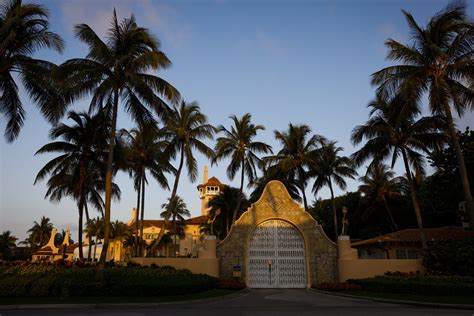 Trump Argues For Mar A Lago Room To Review Classified Evidence In