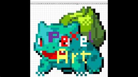 Excel Pixel Art Pokemon